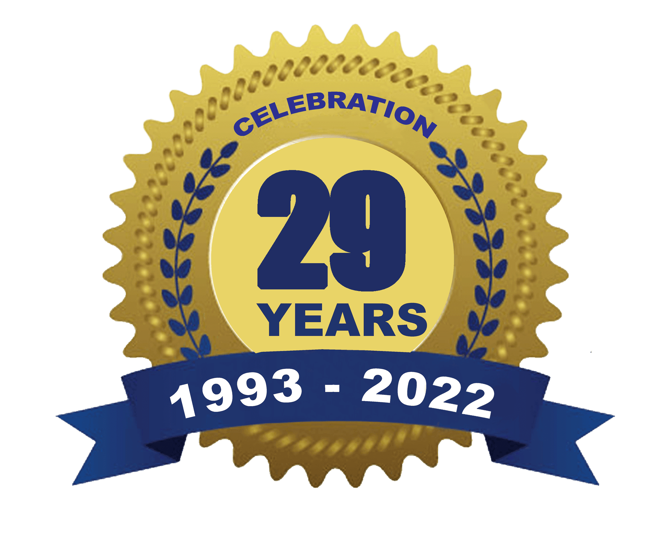 El Vocero Hispano 29th anniversary celebration badge